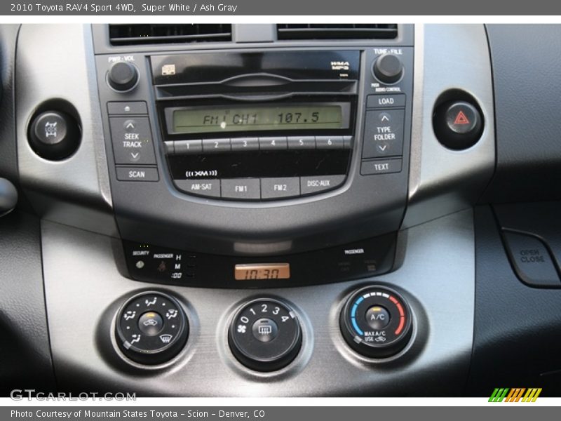 Super White / Ash Gray 2010 Toyota RAV4 Sport 4WD