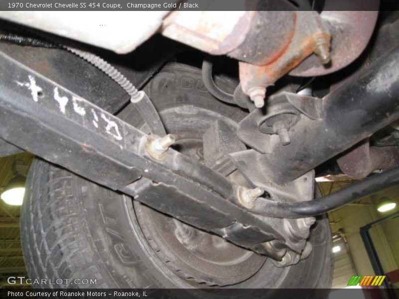 Undercarriage of 1970 Chevelle SS 454 Coupe