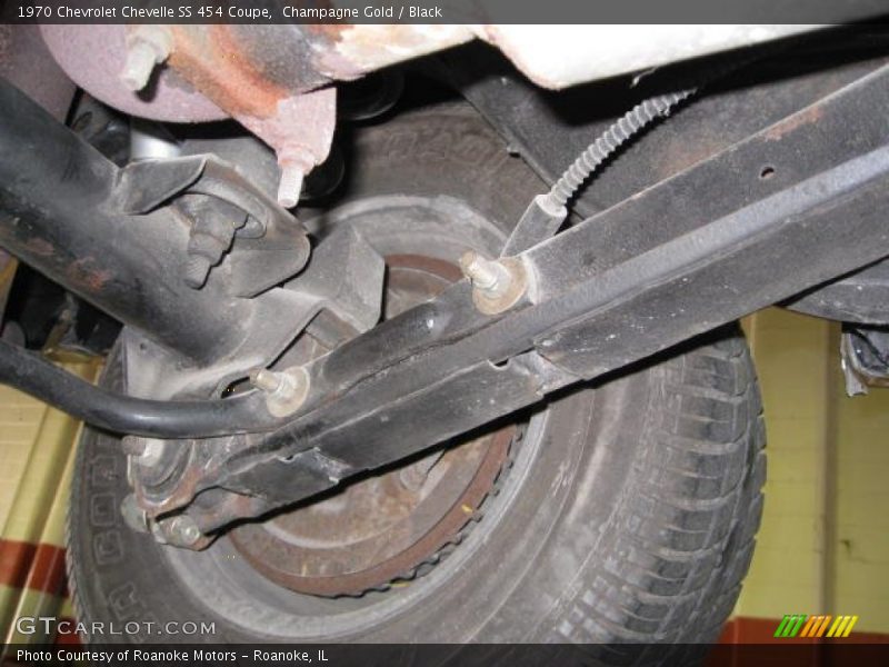Undercarriage of 1970 Chevelle SS 454 Coupe