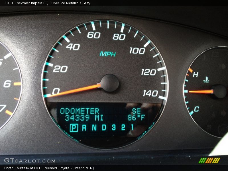 Silver Ice Metallic / Gray 2011 Chevrolet Impala LT