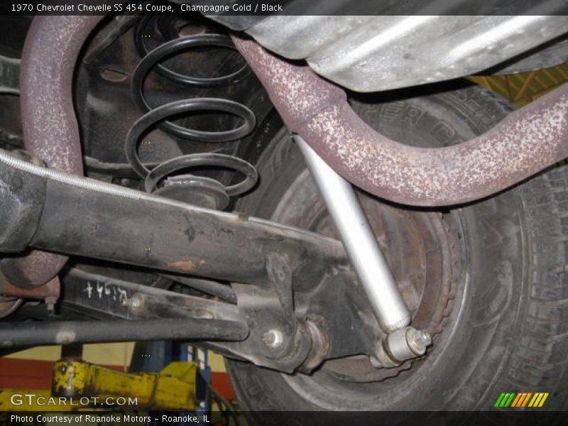 Undercarriage of 1970 Chevelle SS 454 Coupe