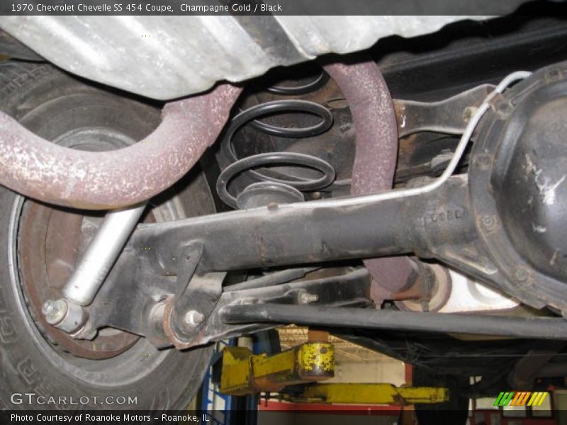 Undercarriage of 1970 Chevelle SS 454 Coupe