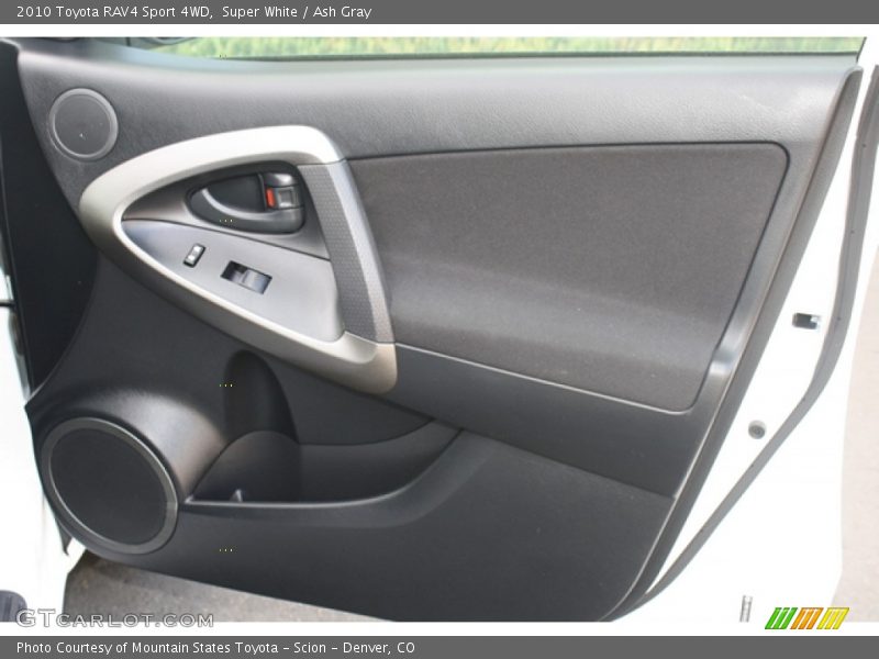 Super White / Ash Gray 2010 Toyota RAV4 Sport 4WD