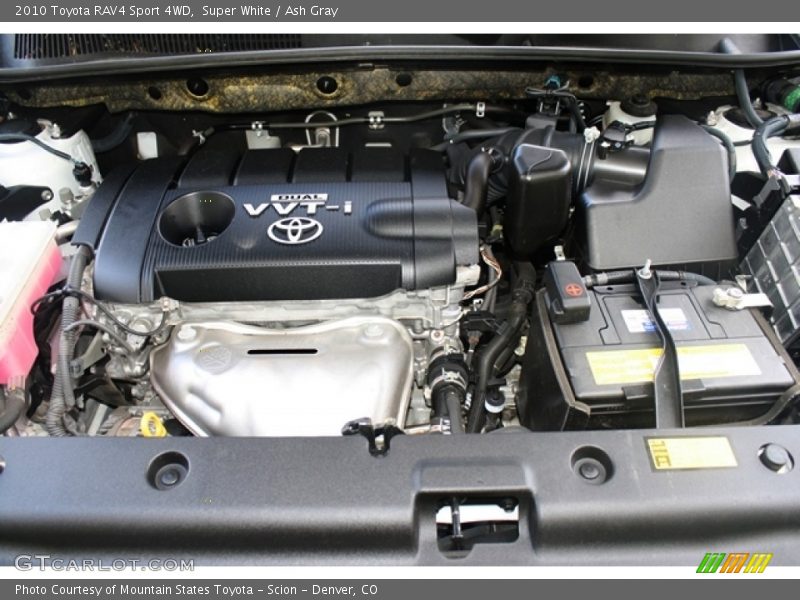 Super White / Ash Gray 2010 Toyota RAV4 Sport 4WD