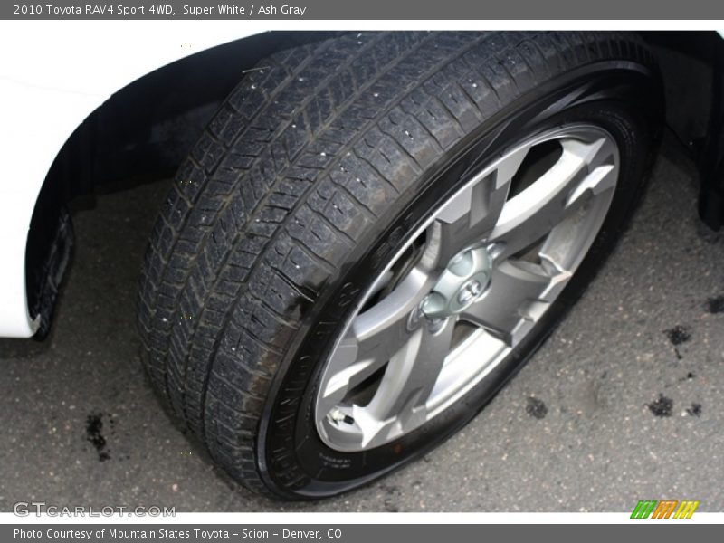 Super White / Ash Gray 2010 Toyota RAV4 Sport 4WD