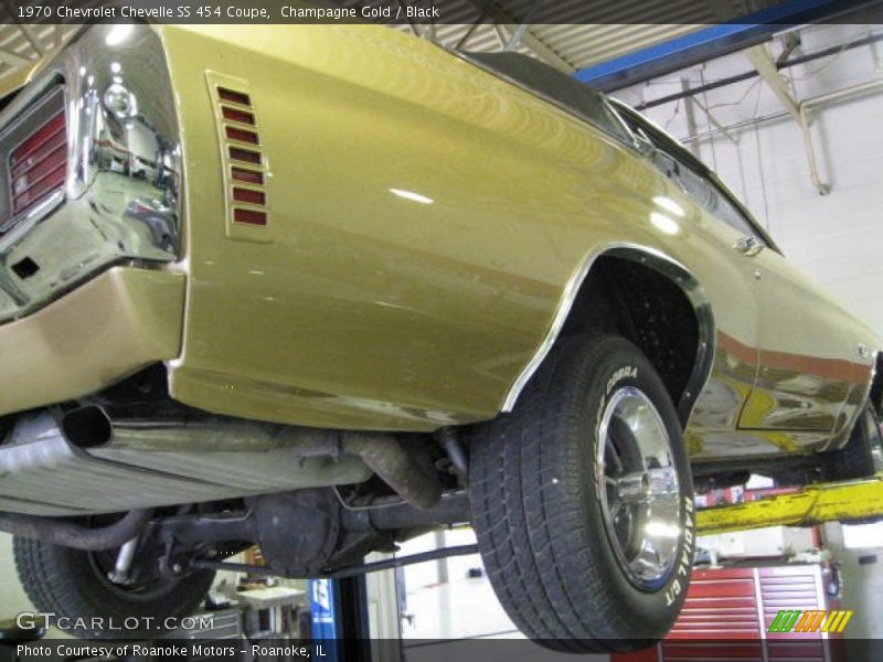 Champagne Gold / Black 1970 Chevrolet Chevelle SS 454 Coupe
