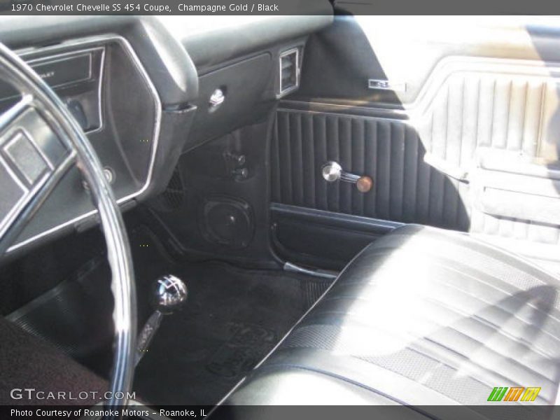 Champagne Gold / Black 1970 Chevrolet Chevelle SS 454 Coupe