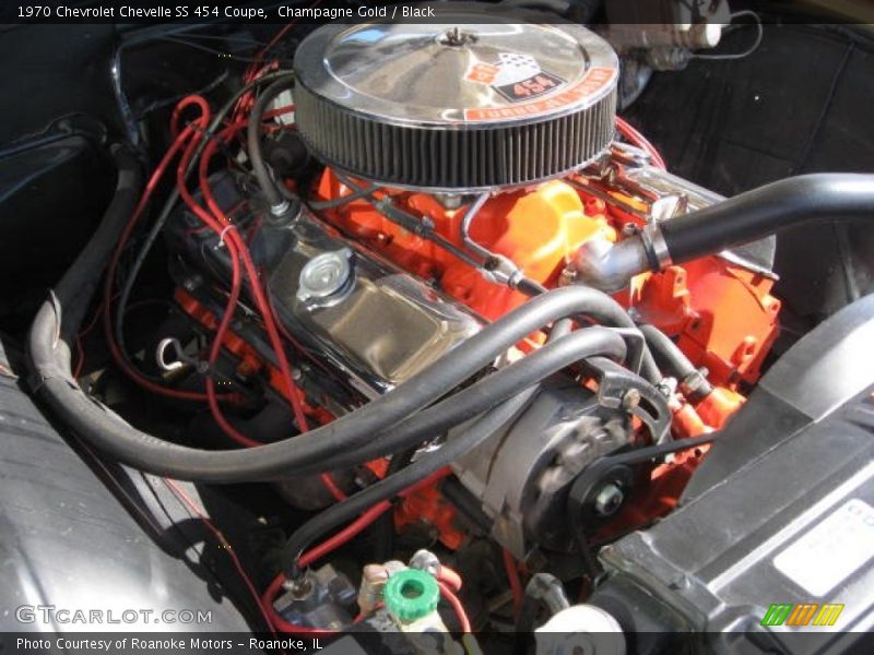  1970 Chevelle SS 454 Coupe Engine - 454 cid OHV 16-Valve LS5 V8