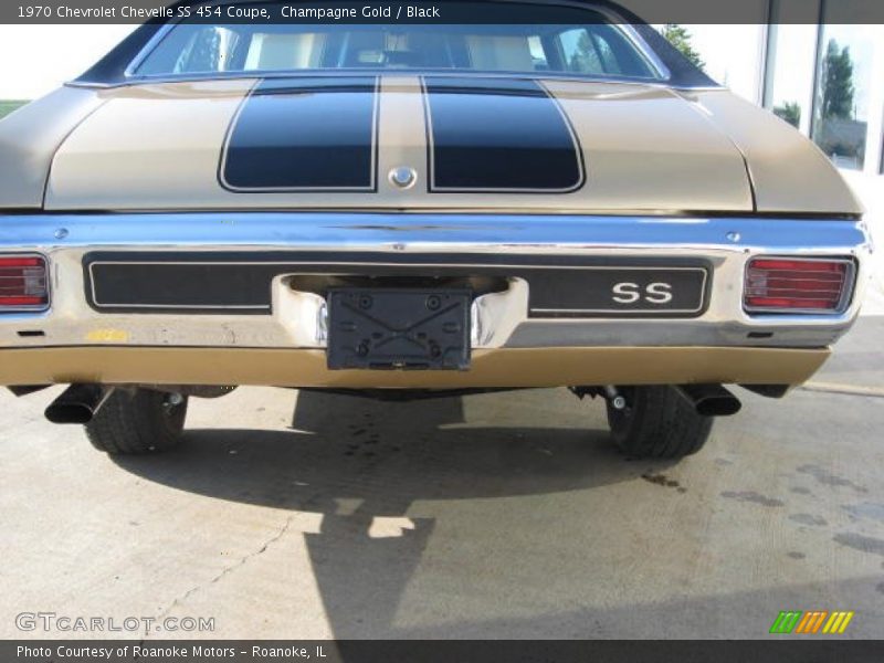 Champagne Gold / Black 1970 Chevrolet Chevelle SS 454 Coupe