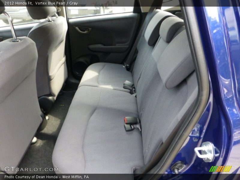 Vortex Blue Pearl / Gray 2012 Honda Fit
