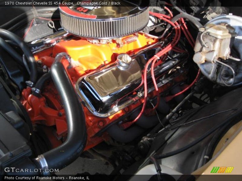  1970 Chevelle SS 454 Coupe Engine - 454 cid OHV 16-Valve LS5 V8