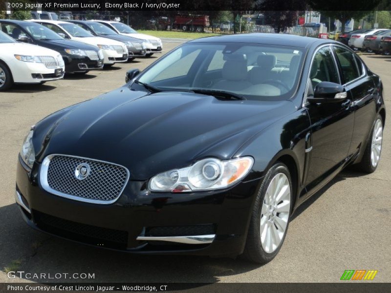 Ebony Black / Ivory/Oyster 2009 Jaguar XF Premium Luxury