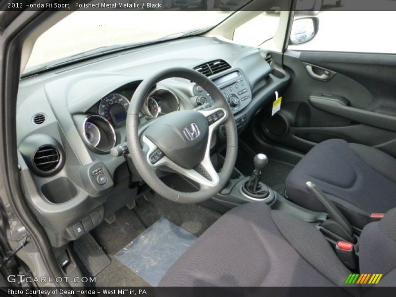  2012 Fit Sport Black Interior