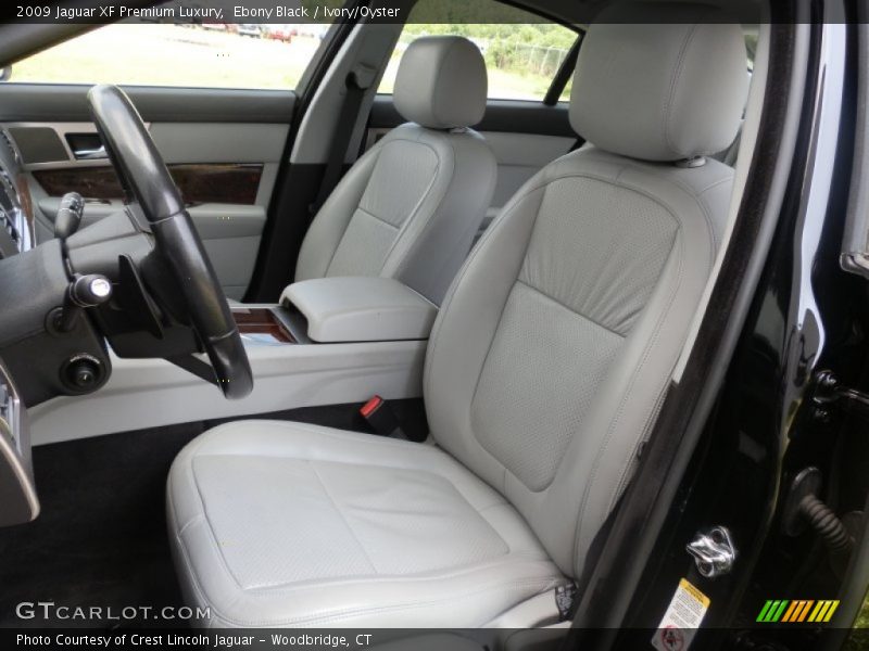 Ebony Black / Ivory/Oyster 2009 Jaguar XF Premium Luxury