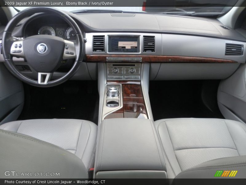 Ebony Black / Ivory/Oyster 2009 Jaguar XF Premium Luxury