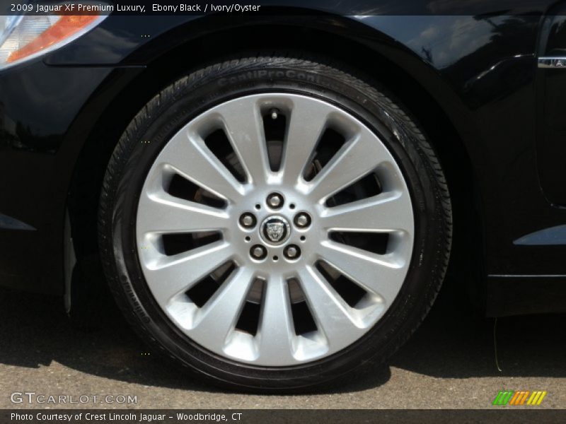 Ebony Black / Ivory/Oyster 2009 Jaguar XF Premium Luxury