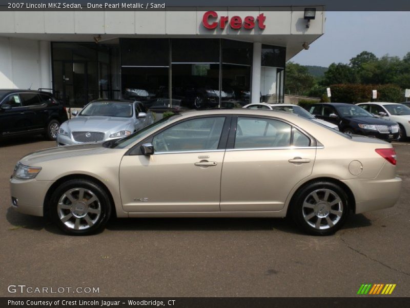 Dune Pearl Metallic / Sand 2007 Lincoln MKZ Sedan