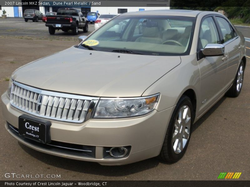 Dune Pearl Metallic / Sand 2007 Lincoln MKZ Sedan