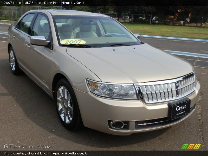 Dune Pearl Metallic / Sand 2007 Lincoln MKZ Sedan
