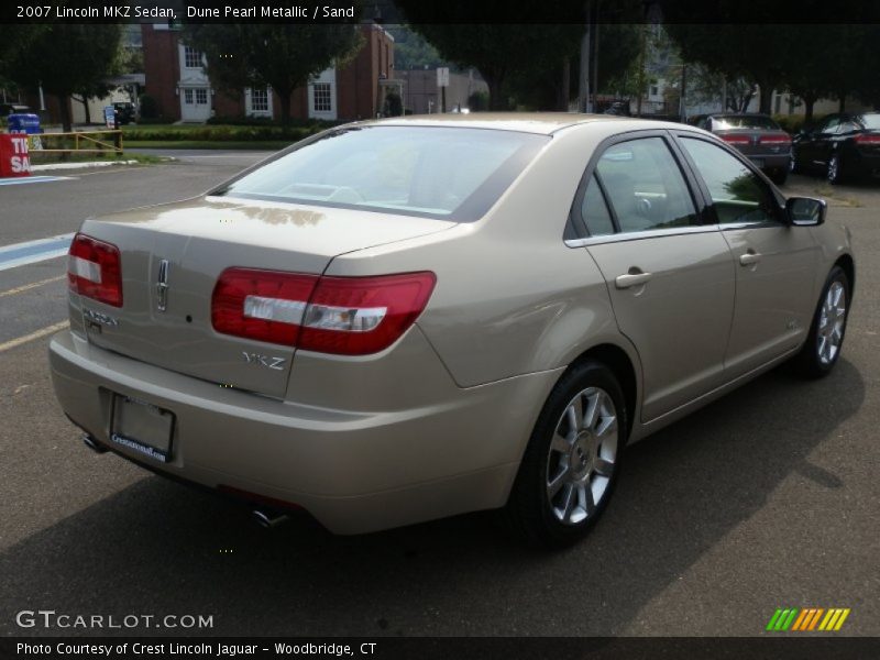 Dune Pearl Metallic / Sand 2007 Lincoln MKZ Sedan