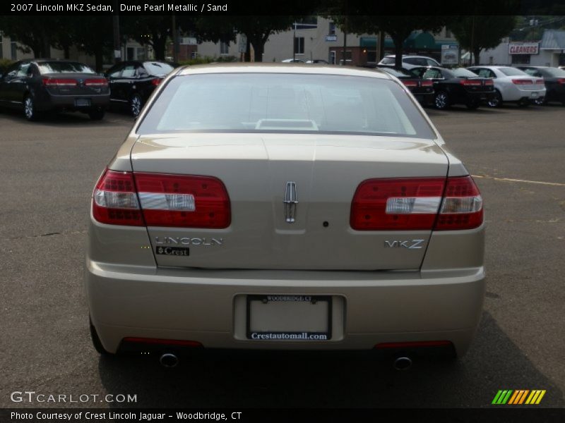 Dune Pearl Metallic / Sand 2007 Lincoln MKZ Sedan