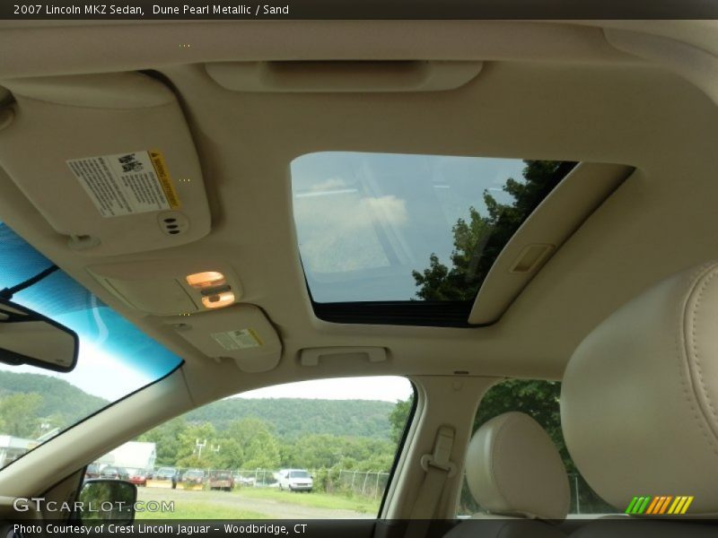 Dune Pearl Metallic / Sand 2007 Lincoln MKZ Sedan