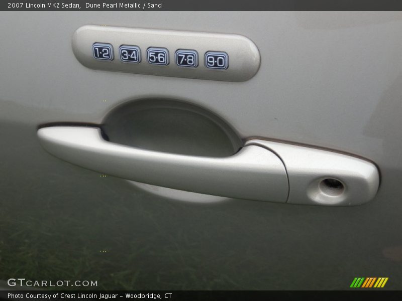Dune Pearl Metallic / Sand 2007 Lincoln MKZ Sedan