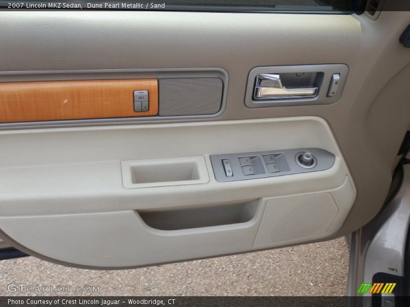 Dune Pearl Metallic / Sand 2007 Lincoln MKZ Sedan