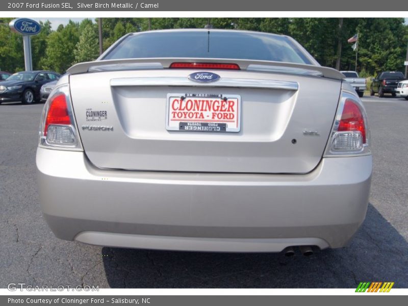 Silver Birch Metallic / Camel 2007 Ford Fusion SEL