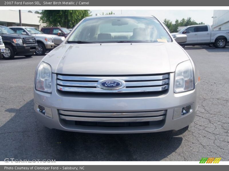 Silver Birch Metallic / Camel 2007 Ford Fusion SEL