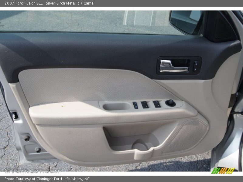 Silver Birch Metallic / Camel 2007 Ford Fusion SEL