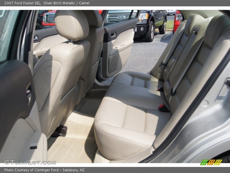 Silver Birch Metallic / Camel 2007 Ford Fusion SEL