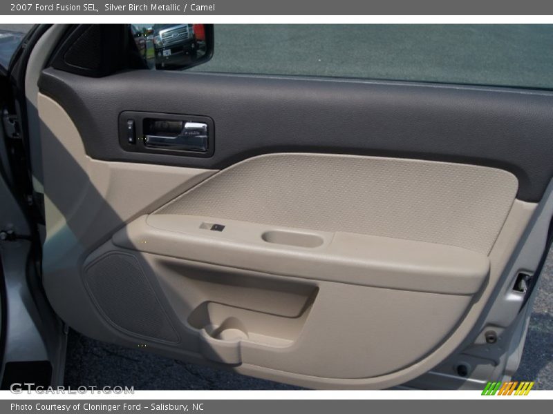 Silver Birch Metallic / Camel 2007 Ford Fusion SEL