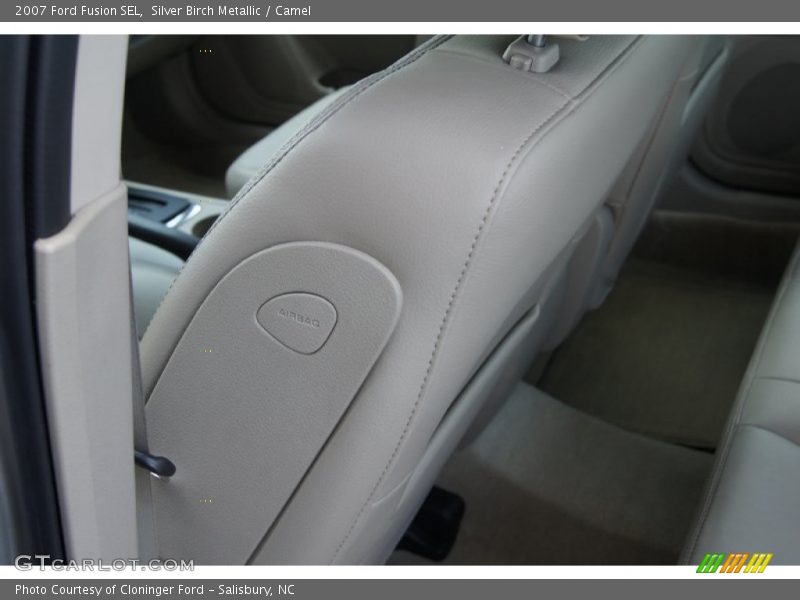 Silver Birch Metallic / Camel 2007 Ford Fusion SEL