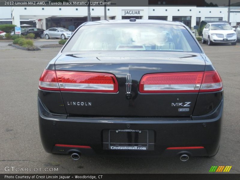 Tuxedo Black Metallic / Light Camel 2012 Lincoln MKZ AWD