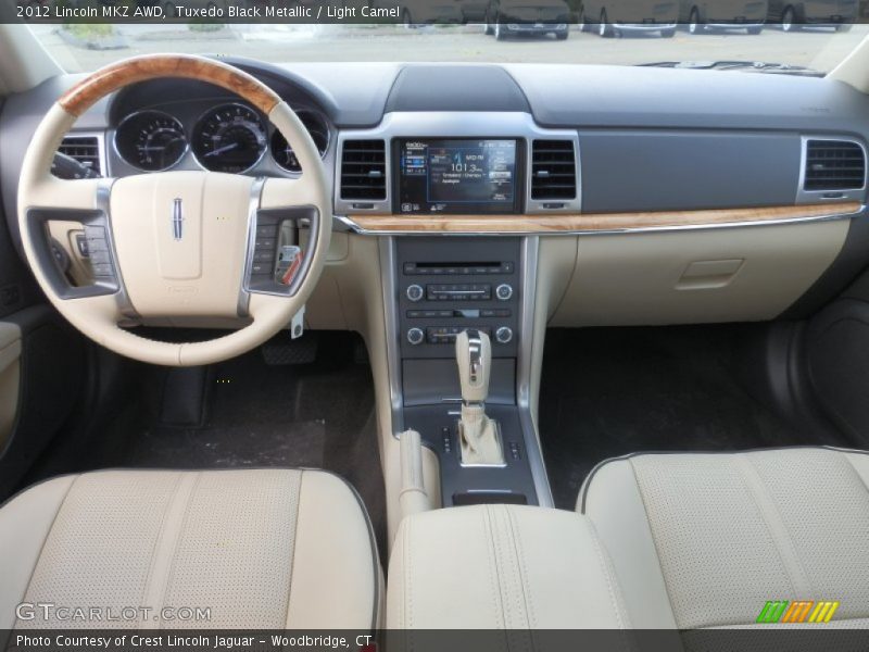 Tuxedo Black Metallic / Light Camel 2012 Lincoln MKZ AWD