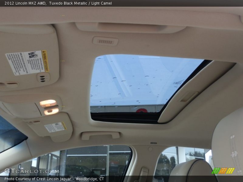 Tuxedo Black Metallic / Light Camel 2012 Lincoln MKZ AWD