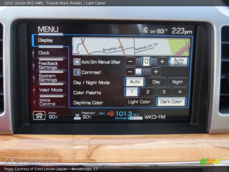 Tuxedo Black Metallic / Light Camel 2012 Lincoln MKZ AWD