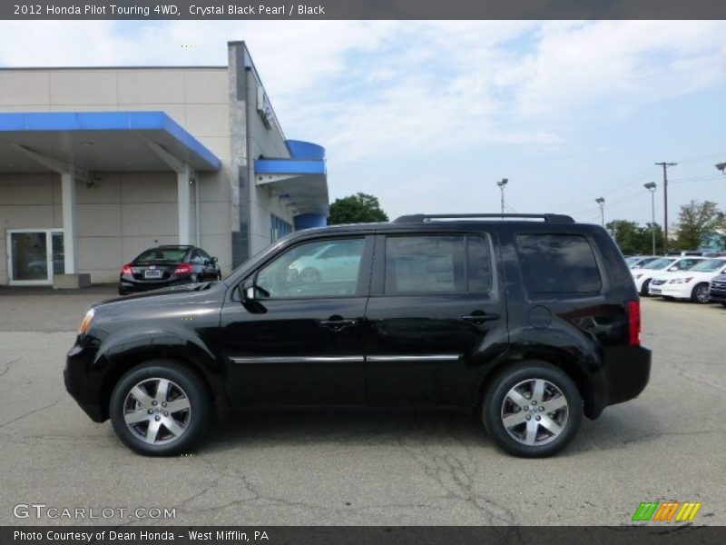 Crystal Black Pearl / Black 2012 Honda Pilot Touring 4WD