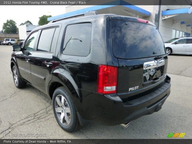 Crystal Black Pearl / Black 2012 Honda Pilot Touring 4WD