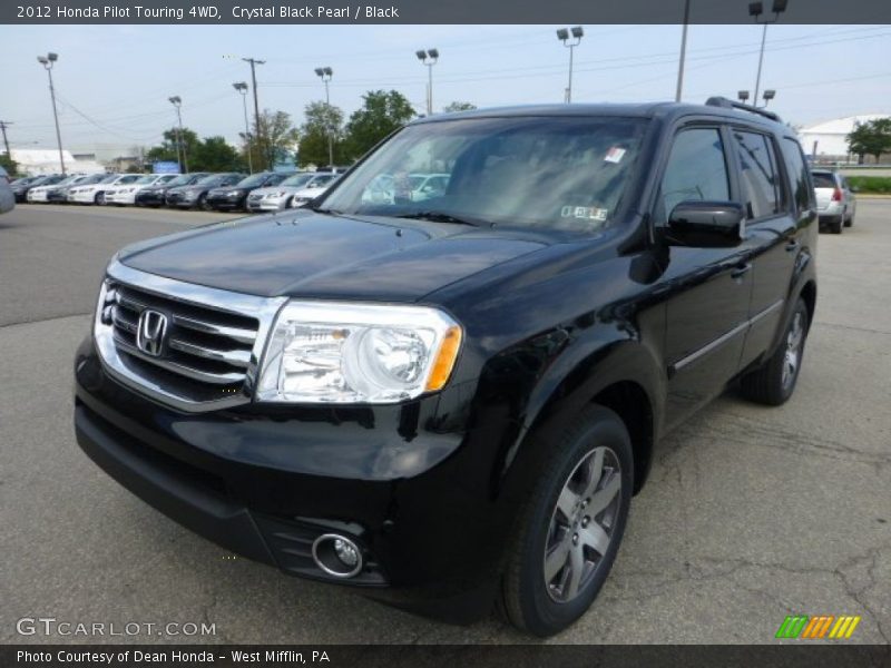 Crystal Black Pearl / Black 2012 Honda Pilot Touring 4WD