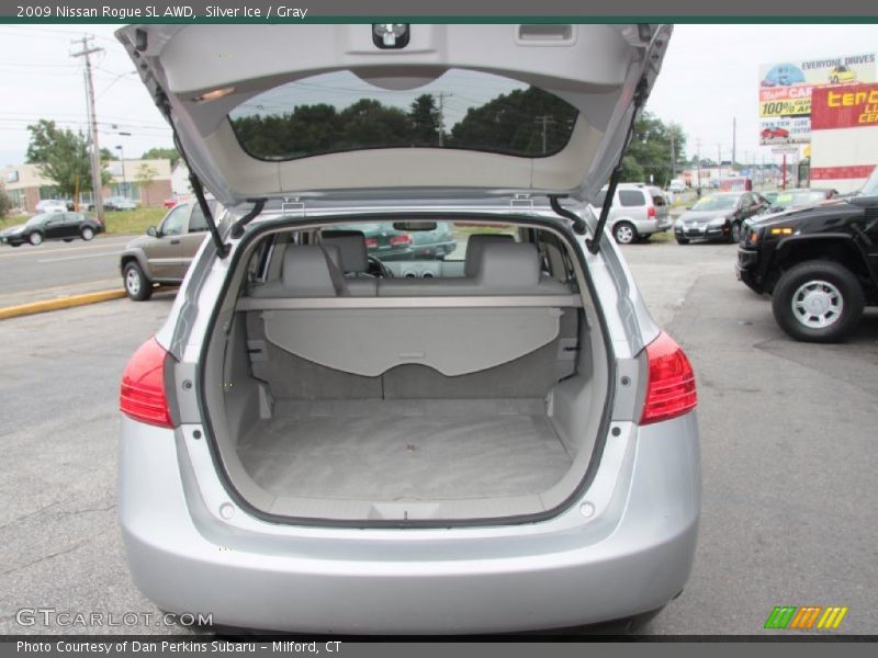 Silver Ice / Gray 2009 Nissan Rogue SL AWD
