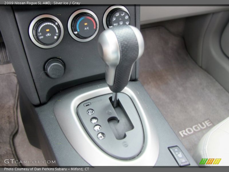 Silver Ice / Gray 2009 Nissan Rogue SL AWD