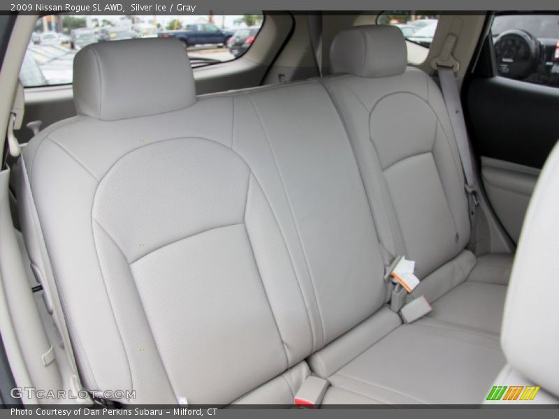 Silver Ice / Gray 2009 Nissan Rogue SL AWD