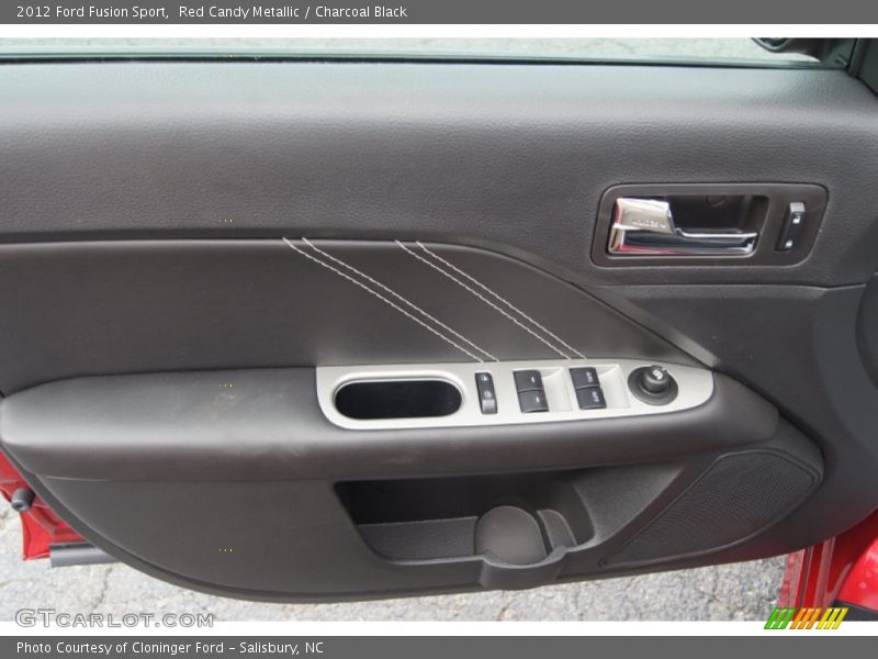Red Candy Metallic / Charcoal Black 2012 Ford Fusion Sport