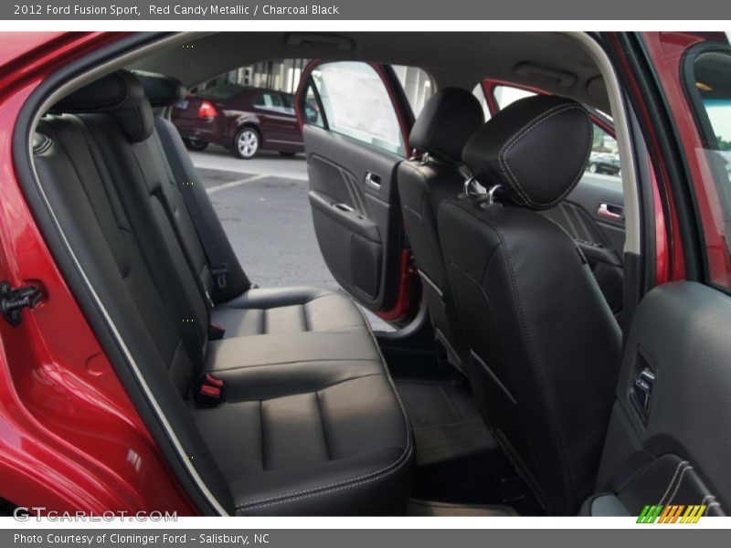 Red Candy Metallic / Charcoal Black 2012 Ford Fusion Sport