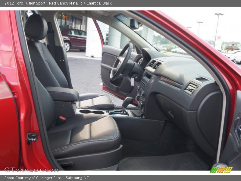 Red Candy Metallic / Charcoal Black 2012 Ford Fusion Sport