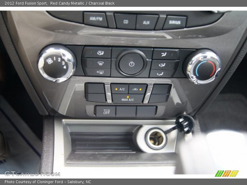 Controls of 2012 Fusion Sport