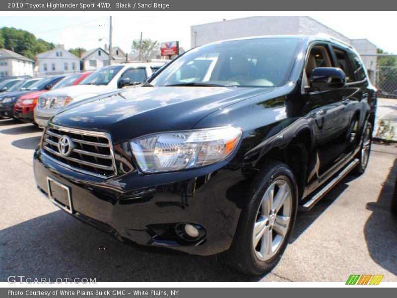 Black / Sand Beige 2010 Toyota Highlander Sport 4WD