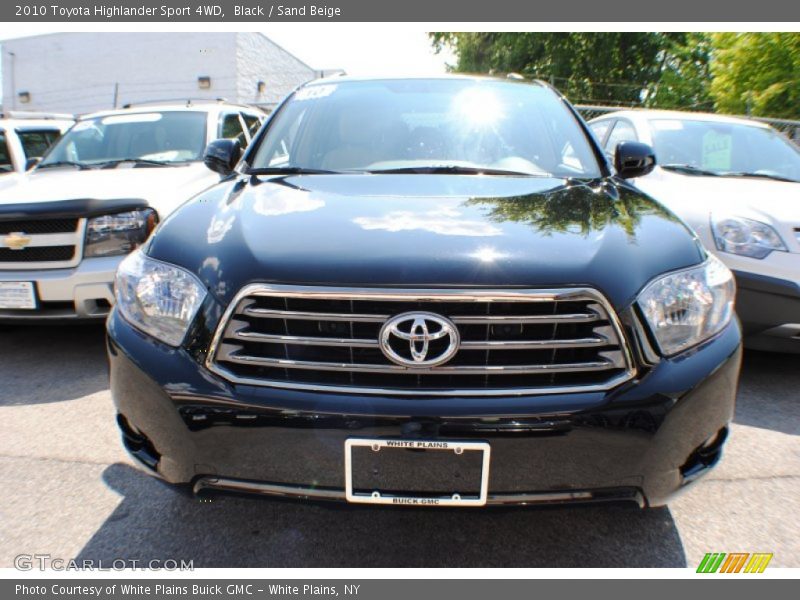 Black / Sand Beige 2010 Toyota Highlander Sport 4WD